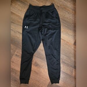 Under Armour Black Athletic Joggers with Tapered Ankles Bundle Of 3